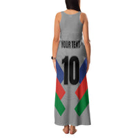 Custom New Caledonia-The Kagus Family Matching Tank Maxi Dress and Hawaiian Shirt LT03 - Polynesian Pride