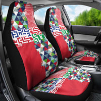 Hawaiian Floral Kakau Tropical Leaves-Sporty Style Car Seat Cover LT03 - Polynesian Pride