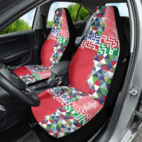 Hawaiian Floral Kakau Tropical Leaves-Sporty Style Car Seat Cover LT03 - Polynesian Pride