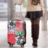 Hawaiian Floral Kakau Tropical Leaves-Sporty Style Luggage Cover LT03 - Polynesian Pride