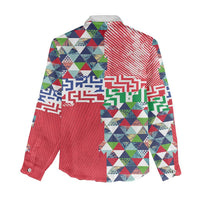 Hawaiian Floral Kakau Tropical Leaves-Sporty Style Women Casual Shirt LT03 - Polynesian Pride