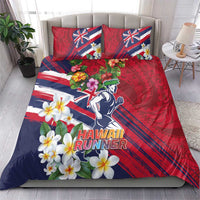 Hawaii Runner-Kakau Art with Lei and Plumeria Bedding Set LT03 - Polynesian Pride