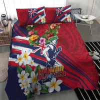 Hawaii Runner-Kakau Art with Lei and Plumeria Bedding Set LT03 - Polynesian Pride