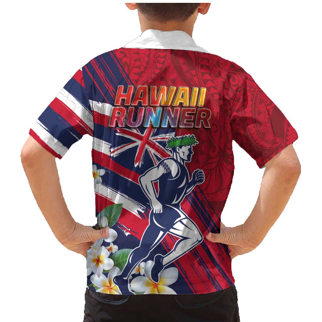 Hawaii Runner-Kakau Art with Lei and Plumeria Family Matching Mermaid Dress and Hawaiian Shirt LT03 - Polynesian Pride