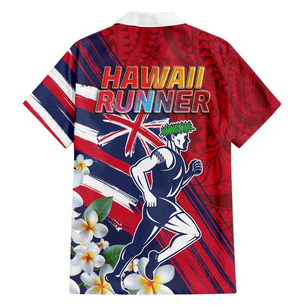 Hawaii Runner-Kakau Art with Lei and Plumeria Family Matching Puletasi and Hawaiian Shirt LT03 - Polynesian Pride