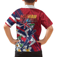 Hawaii Runner-Kakau Art with Lei and Plumeria Family Matching Tank Maxi Dress and Hawaiian Shirt LT03 - Polynesian Pride
