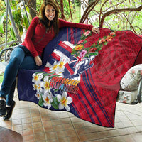 Hawaii Runner-Kakau Art with Lei and Plumeria Quilt LT03 - Polynesian Pride