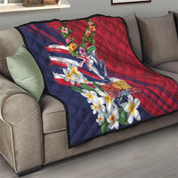 Hawaii Runner-Kakau Art with Lei and Plumeria Quilt LT03 - Polynesian Pride