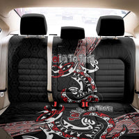 Aotearoa Toitu Te Tiriti Taniko Back Car Seat Cover Maori Taniwha Haka - Honour the Treaty LT03 - Polynesian Pride