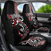 Aotearoa Toitu Te Tiriti Taniko Car Seat Cover Maori Taniwha Haka - Honour the Treaty LT03 - Polynesian Pride