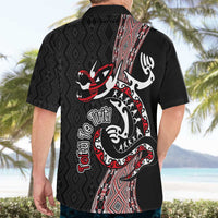 Aotearoa Toitu Te Tiriti Taniko Hawaiian Shirt Maori Taniwha Haka - Honour the Treaty LT03 - Polynesian Pride