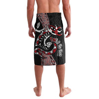 Aotearoa Toitu Te Tiriti Taniko Lavalava Maori Taniwha Haka - Honour the Treaty LT03 - Polynesian Pride