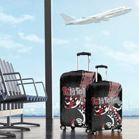 Aotearoa Toitu Te Tiriti Taniko Luggage Cover Maori Taniwha Haka - Honour the Treaty LT03 - Polynesian Pride