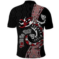 Aotearoa Toitu Te Tiriti Taniko Polo Shirt Maori Taniwha Haka - Honour the Treaty LT03 - Polynesian Pride