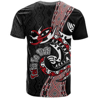 Aotearoa Toitu Te Tiriti Taniko T Shirt Maori Taniwha Haka - Honour the Treaty LT03 - Polynesian Pride