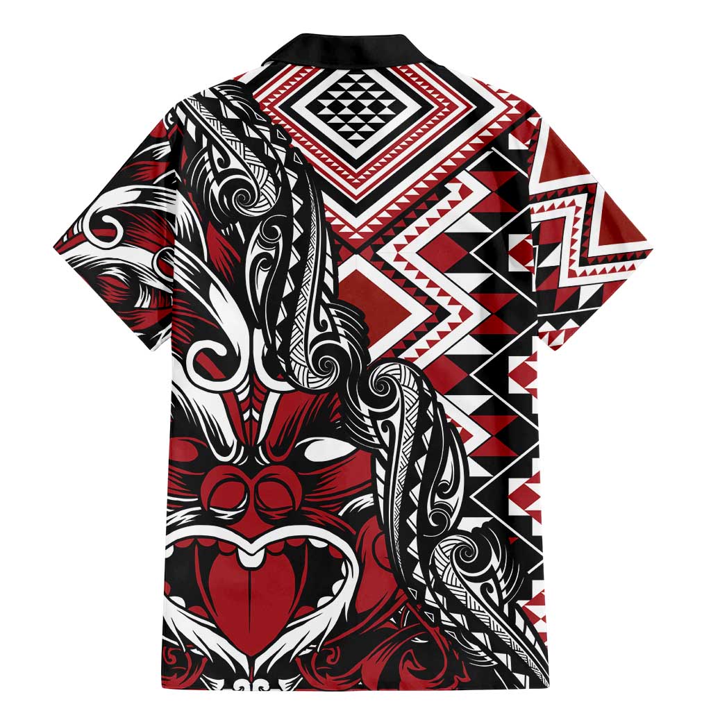 Aotearoa Maori Moko Art with Taniko Half Style Family Matching Mermaid Dress and Hawaiian Shirt LT03 - Polynesian Pride