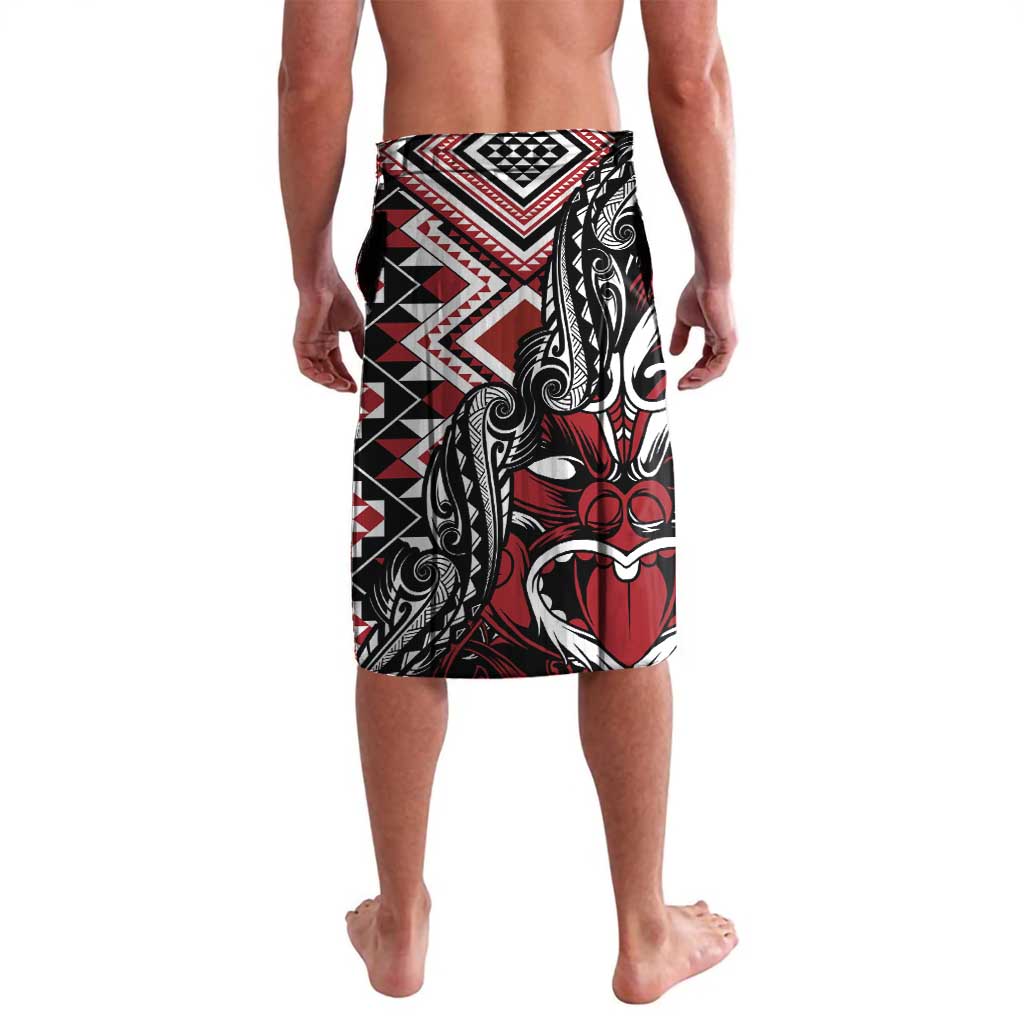 Aotearoa Maori Moko Art with Taniko Half Style Lavalava