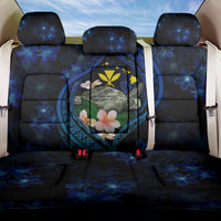 Hawaii Turtle Plumeria Flower Fanciful Back Car Seat Cover LT03 One Size Black - Polynesian Pride
