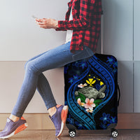 Hawaii Turtle Plumeria Flower Fanciful Luggage Cover LT03 - Polynesian Pride