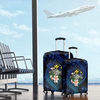 Hawaii Turtle Plumeria Flower Fanciful Luggage Cover LT03 - Polynesian Pride