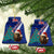 New Zealand Christmas Ceramic Ornament Kiwi Bird Santa and Silver Fern Funny Haka Dance