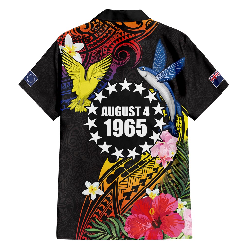 Cook Islands Independence Day Family Matching Summer Maxi Dress and Hawaiian Shirt Maroro and Kakaia with Hibiscus Flower Polynesian Pattern LT03 - Polynesian Pride
