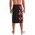 Hawaii Hibiscus and Plumeria Flowers Lavalava Tapa Tribal Pattern Half Style Colorful Mode