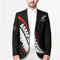 New Zealand Rugby Custom Blazer Sporty Silver Fern Shape with Maori Tattoos LT03 - Polynesian Pride