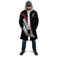 New Zealand Rugby Custom Cloak Sporty Silver Fern Shape with Maori Tattoos LT03 - Polynesian Pride