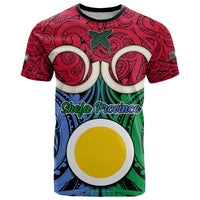Vanuatu Shefa Province T Shirt Pig Tusk Mix Maori Pattern and Namele Leaf LT03 Red - Polynesian Pride