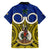 Vanuatu Torba Province Kid Hawaiian Shirt Pig Tusk Mix Maori Pattern and Namele Leaf LT03 - Polynesian Pride