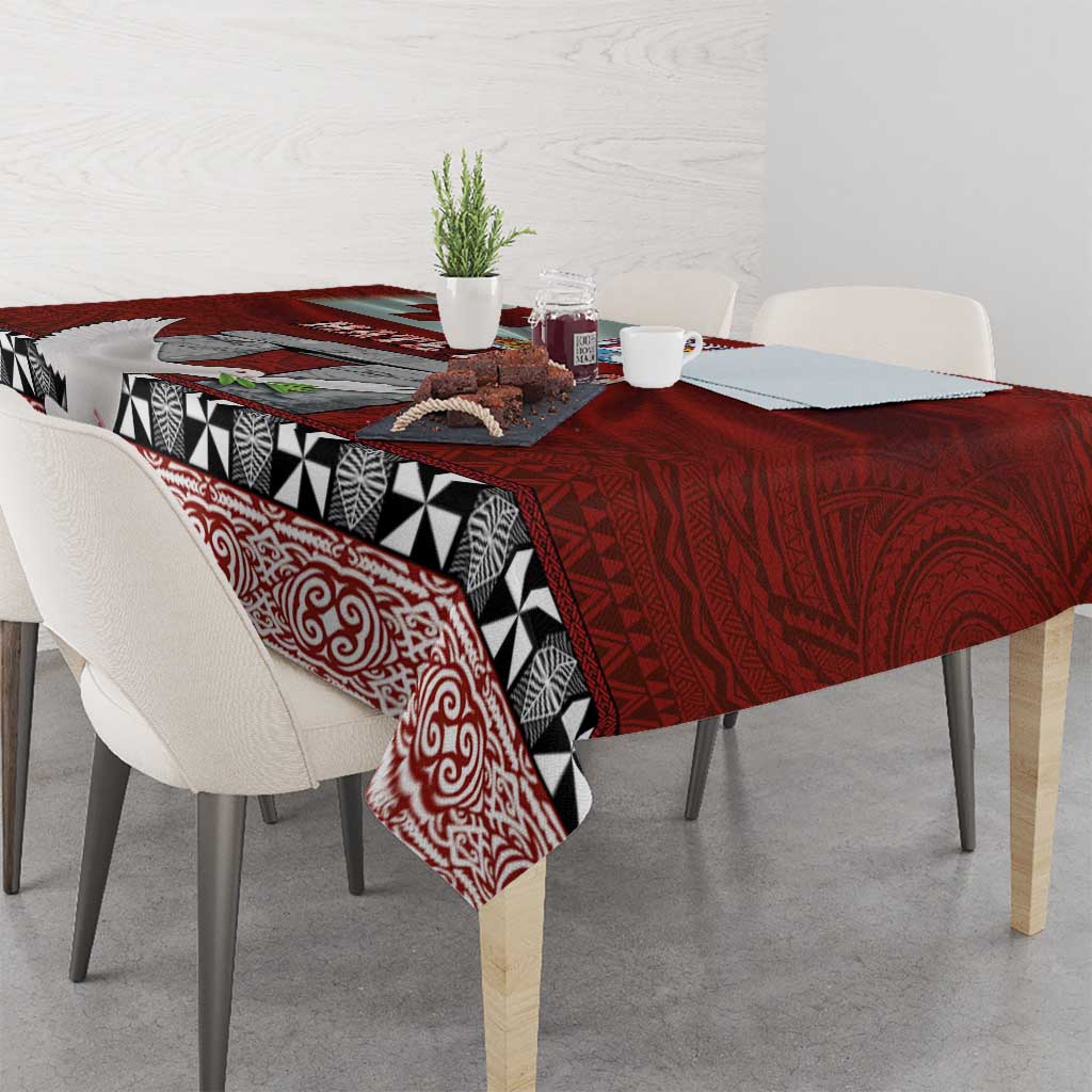 Mate Ma'a Tonga Tablecloth Haamonga a Maui and White Dove - Tongan Kupesi Ngatu LT03 - Polynesian Pride