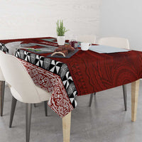 Mate Ma'a Tonga Tablecloth Haamonga a Maui and White Dove - Tongan Kupesi Ngatu LT03 - Polynesian Pride