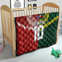 Custom Mate Ma'a Tonga and Australia Kangaroo Quilt Nation Seal with Mascot Aboriginal and Tongan Kupesi Ngatu Art LT03 - Polynesian Pride