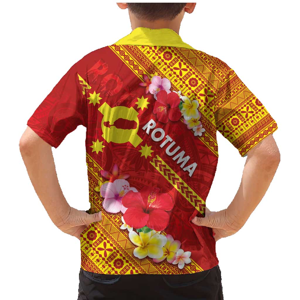 Rotuma Island Family Matching Mermaid Dress and Hawaiian Shirt Fijian Tapa with Polynesian Art and Hibiscus LT03 - Polynesian Pride
