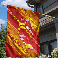 Rotuma Island Garden Flag Fijian Tapa with Polynesian Art and Hibiscus LT03 - Polynesian Pride