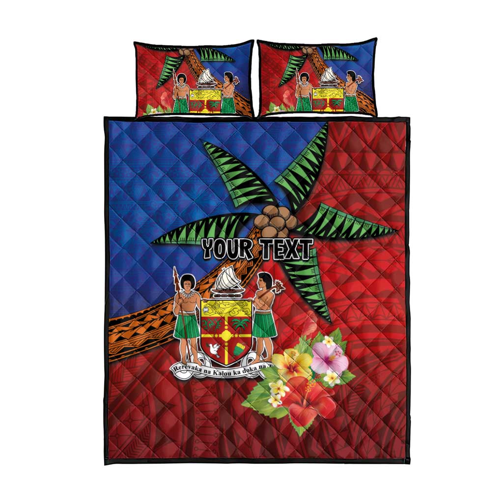 Personalised Fiji and Rotuma Together Quilt Bed Set Fjian Masi and Pacific Pattern Mix Culture LT03 - Polynesian Pride