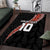 Custom New Zealand Rugby Area Rug Maori and Silver Fern Half Style