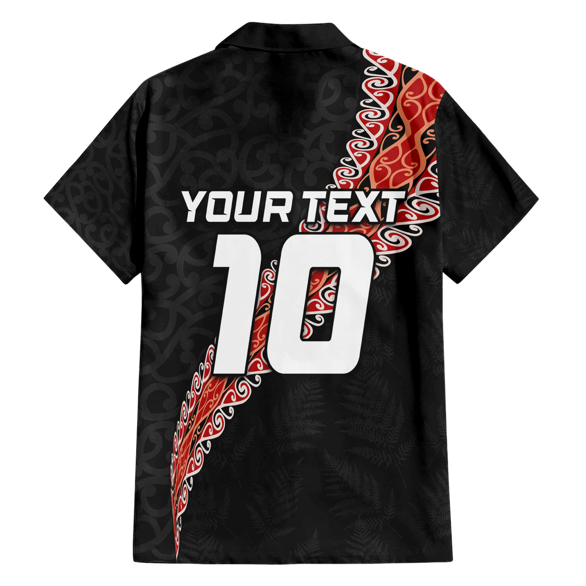 Custom New Zealand Rugby Family Matching Short Sleeve Bodycon Dress and Hawaiian Shirt Maori and Silver Fern Half Style LT03 - Polynesian Pride