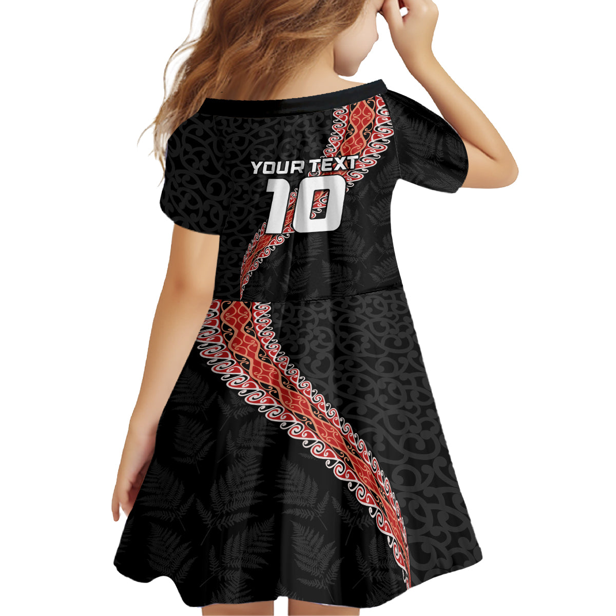Custom New Zealand Rugby Family Matching Summer Maxi Dress and Hawaiian Shirt Maori and Silver Fern Half Style LT03 - Polynesian Pride