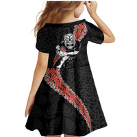 New Zealand Maori Warrior Rugby Family Matching Mermaid Dress and Hawaiian Shirt Maori and Silver Fern Half Style LT03 - Polynesian Pride