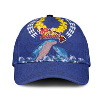 Hawaiian Sea Animals Classic Cap Whales Shark and Turtle Guardians with Tribal Pattern