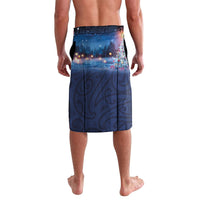 New Zealand Merry Christmas Lavalava Maori Tribal Pattern with Xmas Tui Bird