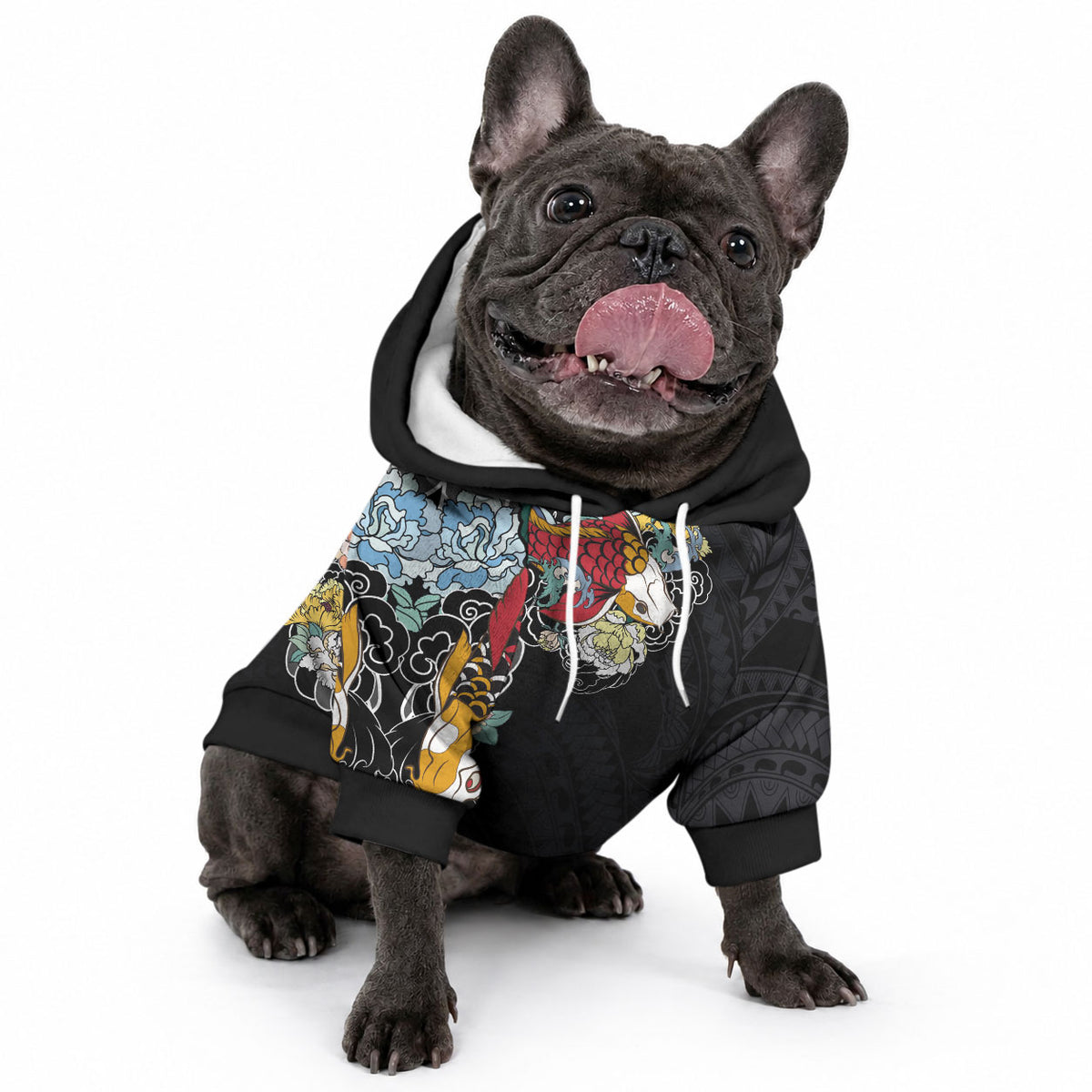 Hawaiian and Japanese Together Pet Hoodie