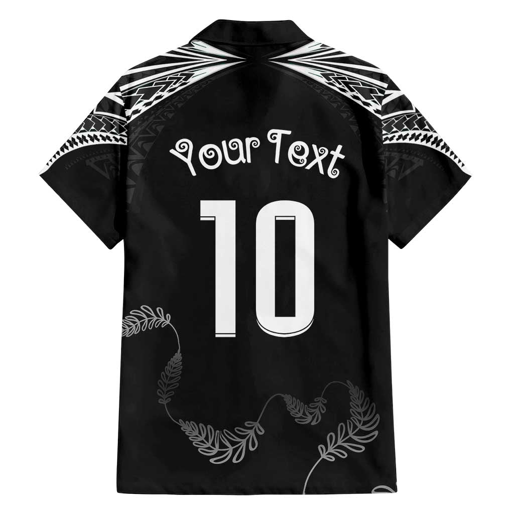 New Zealand Rugby Custom Family Matching Summer Maxi Dress and Hawaiian Shirt Aotearoa Armour Blacks Silver Ferns LT03 - Polynesian Pride