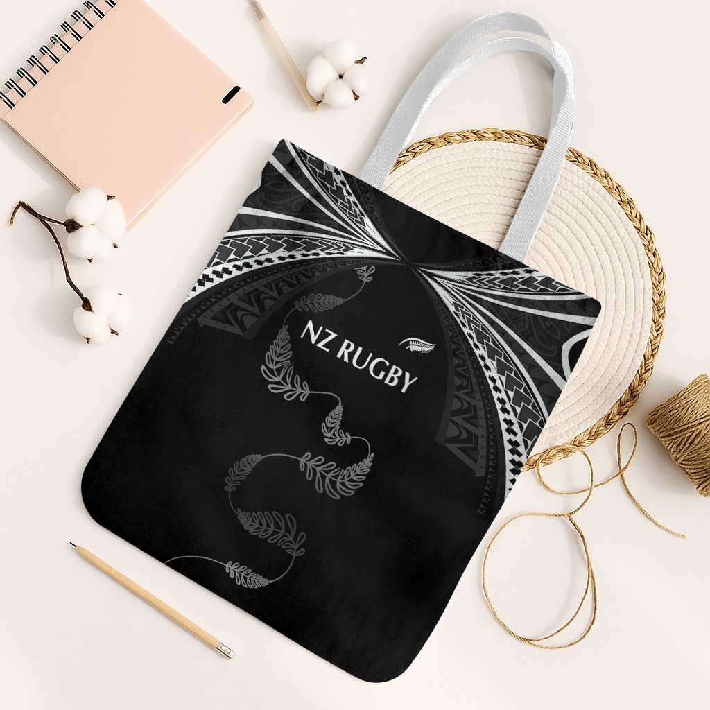 New Zealand Rugby Tote Bag Aotearoa Armour Blacks Silver Ferns - Polynesian Pride