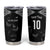 New Zealand Rugby Custom Tumbler Cup Aotearoa Armour Blacks Silver Ferns - Polynesian Pride