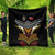 Tonga Rugby Quilt Mana o Tonga-Tribal Heritage Edition Black Color - Polynesian Pride