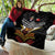 Tonga Rugby Quilt Mana o Tonga-Tribal Heritage Edition Black Color - Polynesian Pride