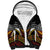 Tonga Rugby Custom Sherpa Hoodie Mana o Tonga-Tribal Heritage Edition Black Color - Polynesian Pride